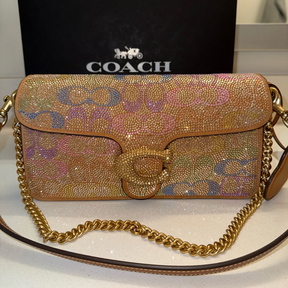 Coach Tabby Shoulder Bag 26 (in Crystal Signature)